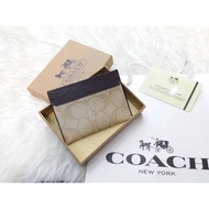 New Arrivals C0ach_Unisex Short Wallet Card Holder With Gift Box