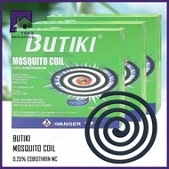 10 Spirales /Box Original Butiki Mosquito Coil Household Use Black Spiral Mosquito Incense