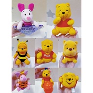 Winnie the Pooh Piglet preloved soft toy SKC43/ keychain mascot charm