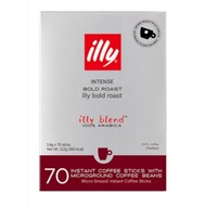 ☕ illy Intenso Bold Roast Stick Coffee – 1.6g x 70 Sticks (Regular)
