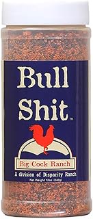 Big Cock Ranch Bull Shit Steak Seasoning, Net Wt 12Oz