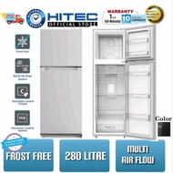 Hitec 2 Door Fridge / Refrigerator 280L HTR-F280 Peti Sejuk 2 Pintu Twin Door Frost Free