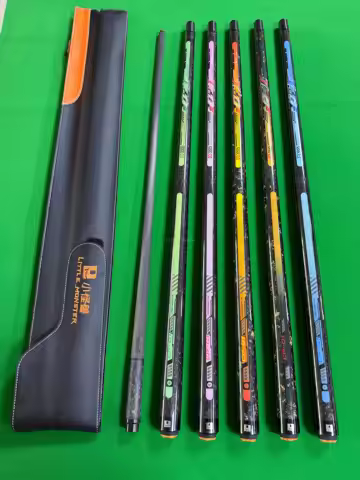Little Monster Cyber Energy Carbon Fiber Break Jump Cue 3-Piece Jump Cue Break Pool Cue Stick 12.9mm