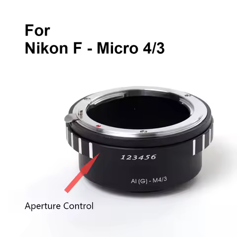 Nikon-M4/3 For Nikon F Lens - Micro 4/3 M4/3 Mount Adapter Ring AI(G)-M4/3 F-M4/3 MFT for Panasonic 