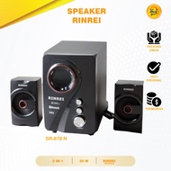 PROMO SPEAKER PORTABLE BLUETOOTH RINREI SR-878 N TERMURAH REKOMENDASI