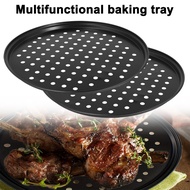 【Brighthor】2Pcs Pizza Pans for Oven Round Pizza Pan with Holes 32cm Pizza Tray for Oven Baking Steel