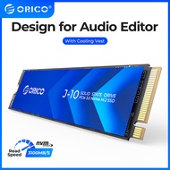 SSD M.2 ORICO M2 NVMe SSD PCIe 3.0 SSD X4 Gen3 NVMe SSD M.2 M คีย์2280Mm โซลิดสเตทไดรฟ์ภายใน1TB 2TB 4TB กับเสื้อกั๊กระบายความร้อน