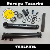 Gir Gear Crank Set sepeda BMX United BB MID Sepeda MTB BMX SELI