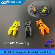 DJI O4 Pro Canopy with GPS for Pavo20, Pavo20 Pro, DJI O4 Pro Mounting