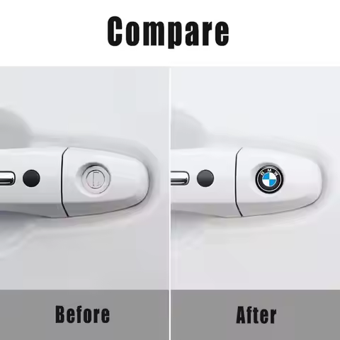 Car Emblem Lock Keyhole Decoration Protector Sticker For BMW M Power Performance F10 F31 E36 E39 E87