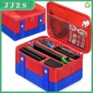 JJZS Large Carrying Protective Case Travel Storage Bag Compatible For Nintendo Switch Oled Console Pro Controller
