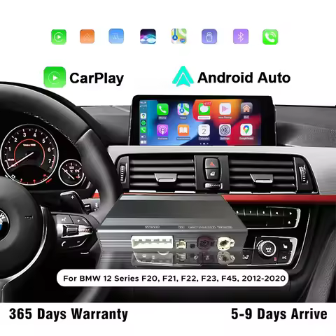 Wireless CarPlay & Android Auto Retrofi For BMW 1 2 F20 F21 F22 F23 F45 2012-2020 NBT EVO System Kit