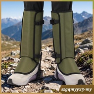 [Toolroom] Hiking Gaiters Long-Lasting Outdoor Gaiters Apparel Water-Resistant Breathable for Hikers