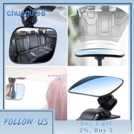 CHUEGUJE6 หมุนได้360 ° กระจกรถสำหรับเด็ก การดูแลทารก ปรับได้ปรับได้ จอภาพเด็กความปลอดภัยทางจัตุรัส ภายในรถภายใน เอบีเอสเอบีเอส กระจกมองหลัง สำหรับเด็กๆ