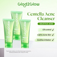 Glad2Glow Centella Salicylic Acid Acne Gel Cleanser 70ml facial cleanser face wash cleansing oil Pen