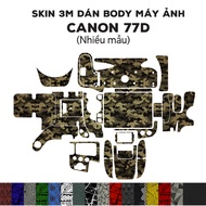 3M Skin stickers for Canon 77D (Many models) | Anti-fouling film for Canon 77D body