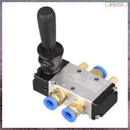 [L E U R] Pneumatic Air Hand Lever Valve 5/2 Way Manual Control 2 Position 3 5 Port Push-Pull 4H210-