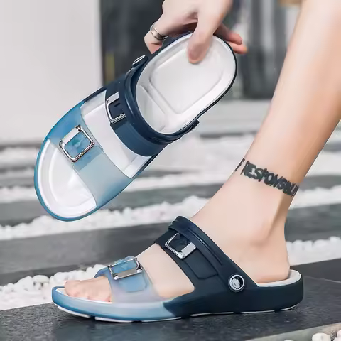 Eva Sandals Man Beach Shoes Outdoor Slippers for Men Adult Y2k Low Price Cheap Liquidation 2025 Styl