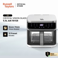 Russell Taylors CrystalVision360 Glass Air Fryer (5.5L) Z8
