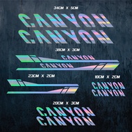 Canyon Road Bike Decal, Canyon Mountain Bike Cutting Sticker
