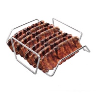BBQ Barbecue Rib Rack304Stainless steel barbecue grill rack Steak rack, rib grill, lamb chop grill, 
