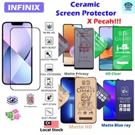 Screen FOR INFINIX Zero X Neo,Smart 6,Hot 10,10Play,12,30,30i,Note 8,10,11,12,30 CERAMIC SCREEN PROTECTOR TEMPERED GLASS