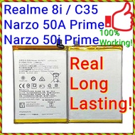 (18W Fast Charge) NEW ORI Long Lasting Stable Battery BLP877 for Realme 8i / C35 / Narzo 50i 50A Pri