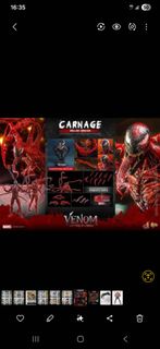 大平賣 Hot Toys Carnage 毒魔 1/6 比例人偶 hottoys toys 毒魔 venom & 屠殺 carnage 1/6 比例人偶  mms620 mms626