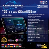 CAR ANDROID PLAYER TS10 8 CORE 4+32GB with 360 CAMERA SYSTEM