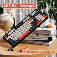 METMI K-198 Series Gaming Keyboard Wired Creamy Keyboard With Rainbow RGB Backlit Media Knob 98 Keys