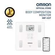 Omron Connected Body Composition Monitor HBF-222T [1 year warranty]