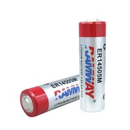 Customized 3.6v AA ER14505M Li/socl2 Non Rechargeable Lithium Battery with Connectors