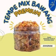 Tempe mix bawang putih dan bawang rose | Tempe crispy | Bawang Crispy | Bawang rose | Kerepek tempe