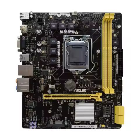 ASUS H110-M/M32CD Motherboad intel H110 LGA 115 DDR3 32GB support Core i3-6100 i5-6500 i5-6400 Celer