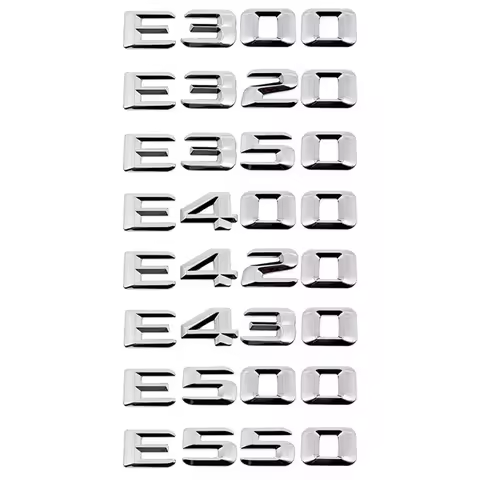 For W124 W211 W212 W213 E Class E180 E200 E220 E230 E240 E250 E260 E280 E300 E320 Emblem Rear Trunk 