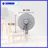 Germani High Quality Electric Fan Industrial Wall Fan 3 Blade Metal Aluminum Blades