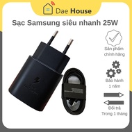 Genuine Samsung 25W super fast charger for S21, S20, S20+, S20 Ultra, Note 10, Note 20, A71, A80, A9