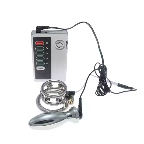 Chastity Device Toys Anal Plug Electro Shock Vagina Anus Butt Plug Adult Games for Couples Electric 