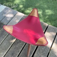 Leather Tripod Stool / Folding Hunting Chair / Camping Stool