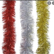 Garland Tinsel 2 meters 9cm diameter, seasons. events, Aacc227