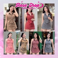 Rose Shop - Bangkok Women's Short Skirt Set - 86