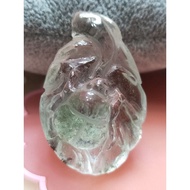 ((U) Natural Green Ghost Vision Crystal Pendant One Object One Picture 3