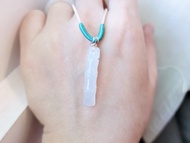 【親翠】天然翡翠 冰嬌放光仿真竹節項鍊 | 特色竹節 | 老師父雕