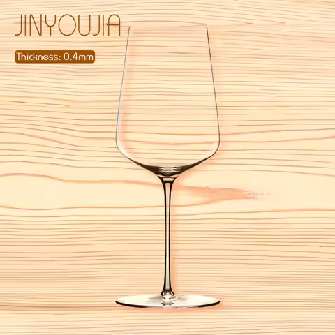 JINYOUJIA 0.4mm Paper Thin Premium Quality Crystal Wine Glasses 530ml Universal Zalto Style Luxury G