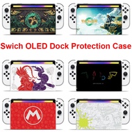 Cartoon Hard Case Charging Dock Station Cover Protective Shell for Nintendo Switch Oled NS TV Dock Protector Skin