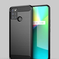 Realme C17 7i/ 7/ 7pro Softcase Rugged Carbon Silicone Cover Brushed Carbon Realme 7 i C17/