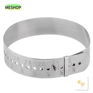 MESHOP Jewelry Making Bracelet Sizing Tools, Adjustable Metal Slide Measures in Inches Adjustable Ba