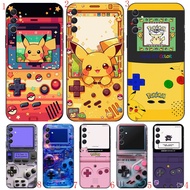 for Samsung A54 5G A55 A60 A70 A71 A72 A73 F62 TPU Black shell Soft Phone Case Protective Cover poke