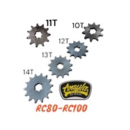 Front gear SUZUKI rc80 rc100 rc110 bravo crystal tornado satria 2-stroke 10t 11t 12t 13t 14t