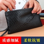 Clutch Bag Men's Clutch Bag Clutch Bag Men's Genuine Leather Cowhide Clutch Bag Crocodile Leather Gr